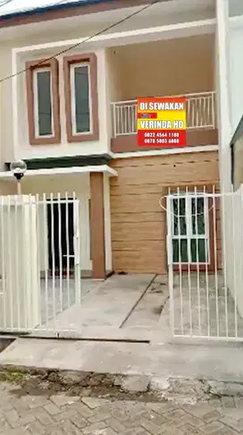 DISEWAKAN RUMAH BARU GRESS 2 LANTAI  ALANA CEMANDI, SEDATI, SIDOARJO
