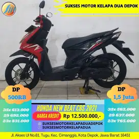 HONDA NEW BEAT CBS 2021 CASH/KREDIT GRATIS KIRIM JABODETABEK