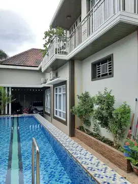rumah mewah di waykandis bandar lampung
