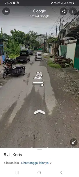 Rumah Jl Keris (Daerah Wahidin) 2.5 Lt siap huni SHM Jual Murah