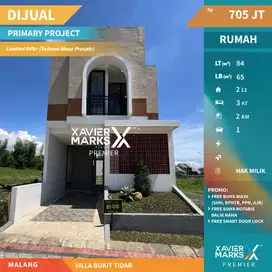 Dijual Rumah Baru Gress Dekat Kampus di Villa Bukit Tidar Malang