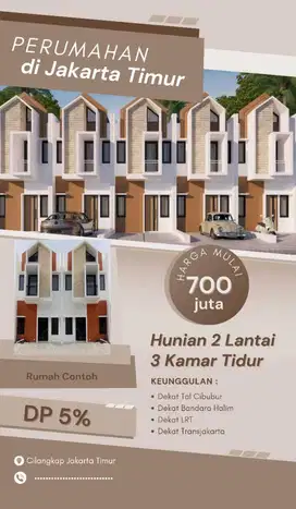 Cilangkap, Jakarta Timur, new home, harga terbaik