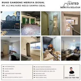 DIJUAL RUKO GANDENG STRATEGIS DI MERUYA SELATAN