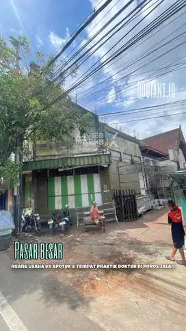 Ruang usaha strategis di poros jalan area pasar besar Klojen Malang