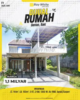 Dijual Rumah Perumahan Grand Sentosa di Siwal, Baki
