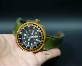 Jam tangan citizen automatic bronze case by RW