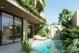 CHIC TWO-BEDROOM VILLA STEPS FROM PADANG PADANG AND THOMAS BEACH