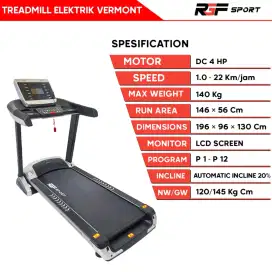 TREADMILL ELEKTRIK VERMONT