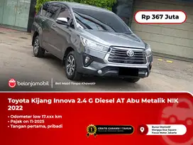 Toyota Kijang Innova 2.4 G Diesel AT Abu Metalik 2022/2023