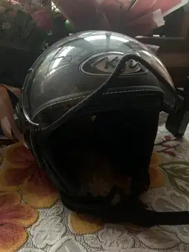 Helm KYT Elsico Black Doff Size XL