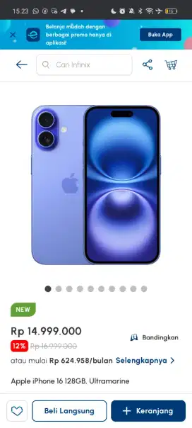 Segampang itu bisa upgrade handphone km ke iPhone 16 pake home kredit