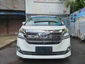 Jamin full ori 48 rb km Toyota Vellfire 2.5 G 2017 nik 2016 putih