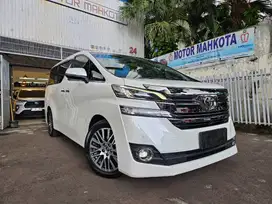 48 rb km Toyota Vellfire G 2017 nik 2016 putih full original antik bgs