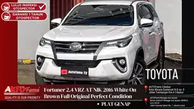 Toyota Fortuner 2.4 VRZ AT NIK 2016 White On Brown Full Original Perfe