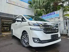 Antik 48 rb km ori Toyota Vellfire G atpm 2017 nik 2016 putih bagus