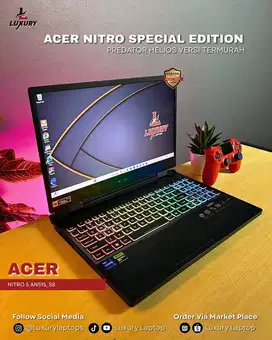 LAPTOP ACER NITRO 5 AN515-58 CORE I7 RTX 4060 8GB SSD RAM SECOND