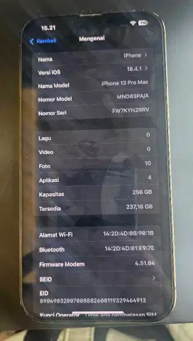 IP 13 PM 256 GB