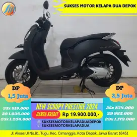 HONDA NEW SCOOPY PRESTIGE 2024 CASH/KREDIT GARANSI MESIN 7 BULAN