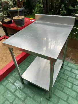 Meja Dapur / Meja Kompor Stainless Steel Second