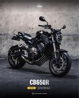 Honda CB 650 R neo 2019 black full acc dan terawat bs TT