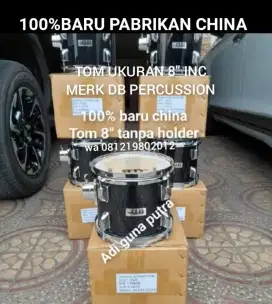 100%br TERMURAH TOM 8 CHINA DB PERCUSSION