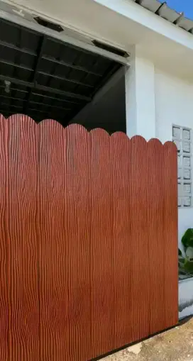Perbaikan atap kanopi pagar pintu besi