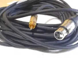 KABEL AUDIO ROXTONE KECIL JACK XLR FEMALE TO JACK RCA 10M