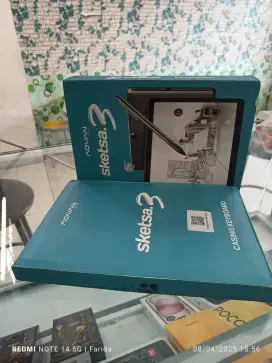 Advan sketsa 3 6/128gb baru garansi resmi bisa TT kredit with keyboard