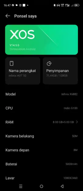 infinix Hot 50 8-128