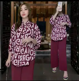 SETELAN BLOUSE KULOT JUMBO