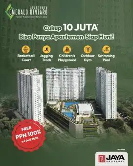 DiJual Apartemen Emerald Bintaro Bayar 19Jutan Langsung Huni