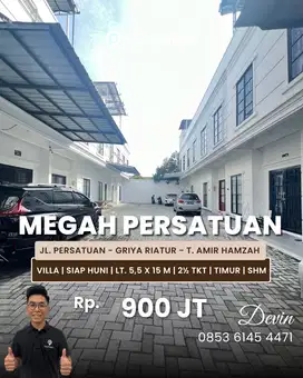 Jual Rumah Tipe Villa Siap Huni Daerah Helvetia Medan