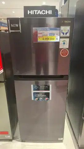 KREDIT KULKAS HITACHI 2 PINTU 230L