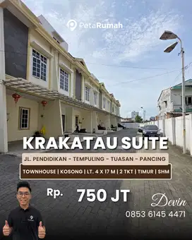 Jual Townhouse Kondisi Kosong Daerah Pancing