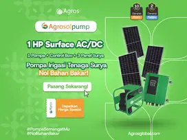 Pompa Irigasi Tenaga Surya -1 HP - Surface / Pompa Permukaan