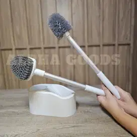 Sikat jongkok WC kamar mandi bonus tempat sikat AGS - 99