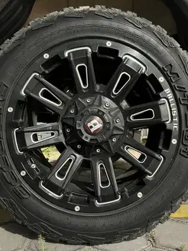 Velg dan ban balistic Ring 20 275/55/R20 cocok hilux,Fortuner,pajero