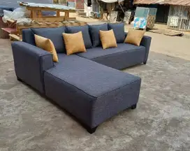 Sofa L selonjor tamu dan keluarga