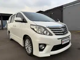 Alphard 2012 S Putih TDP 5jt Toyota ANH20 G 2013 SC CBU Pilot Seat