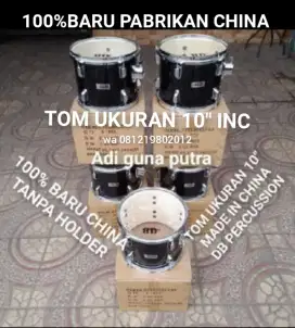 100%br TERMURAH 10 TOM DRUM CHINA