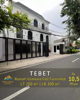 Lokasi istimewa tebet, fully furnished, lokasi strategis