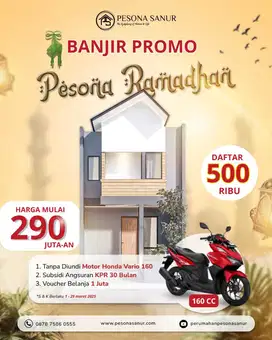 Alternatif Pilihan rumah sawangan Depok, Hadiah Honda Vario 160 cc