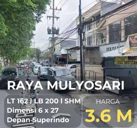 MURAH RUKO RAYA MULYOSARI LT.162 DKT RAYA KLAMPIS JAYA, RAYA KENJERAN