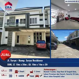 Dijual rumah mewah siap pakai Jl. Surya - Komp. Surya Residence
