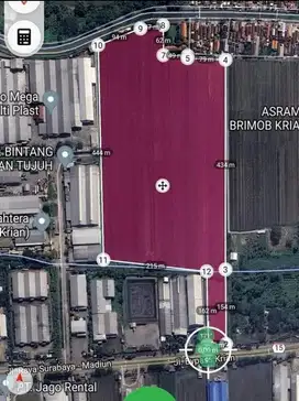lahan industri murah krian sidoarjo