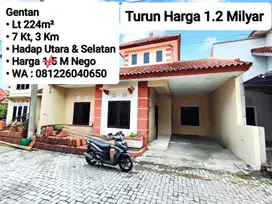 Jual Rumah Daerah Perum Cluster Gentan, Dekat Luwes Gentan, Laweyan