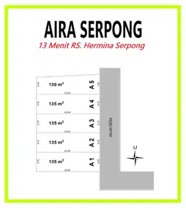 Terima Lahan Matang Di Setu ! Dekat UNPAM Viktor Tangsel