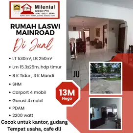 DIJUAL RUMAH DI JL LASWI BANDUNG COCOK U. USAHA KANTOR/CAFE