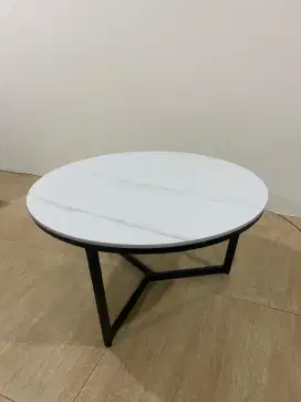 Coffee Table Edith Round White Informa