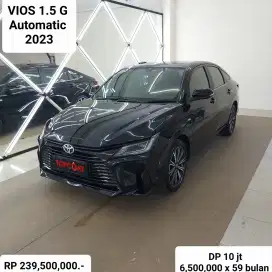 VIOS 1.5 G TSS AUTOMATIC 2023 KONDISI ISTIMEWA SEPERTI BARU